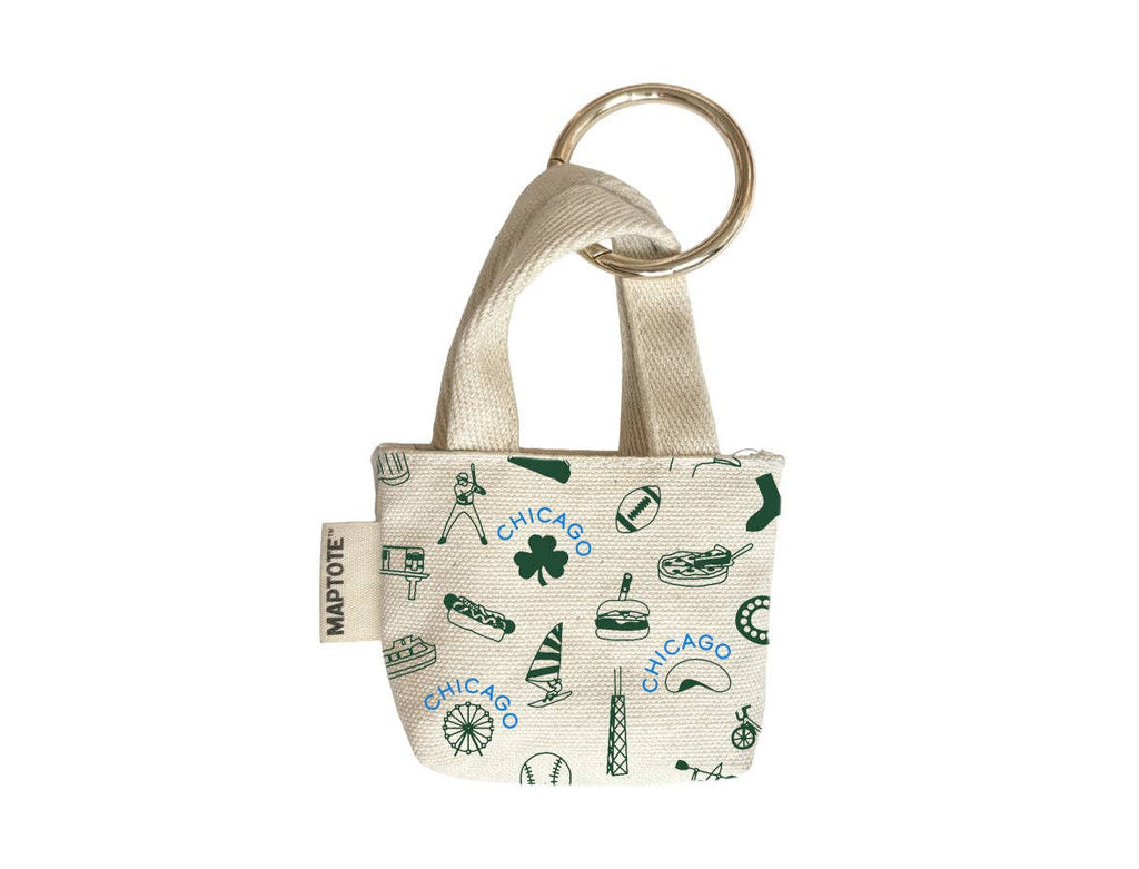 Chicago Tote Charm - Cotton Canvas