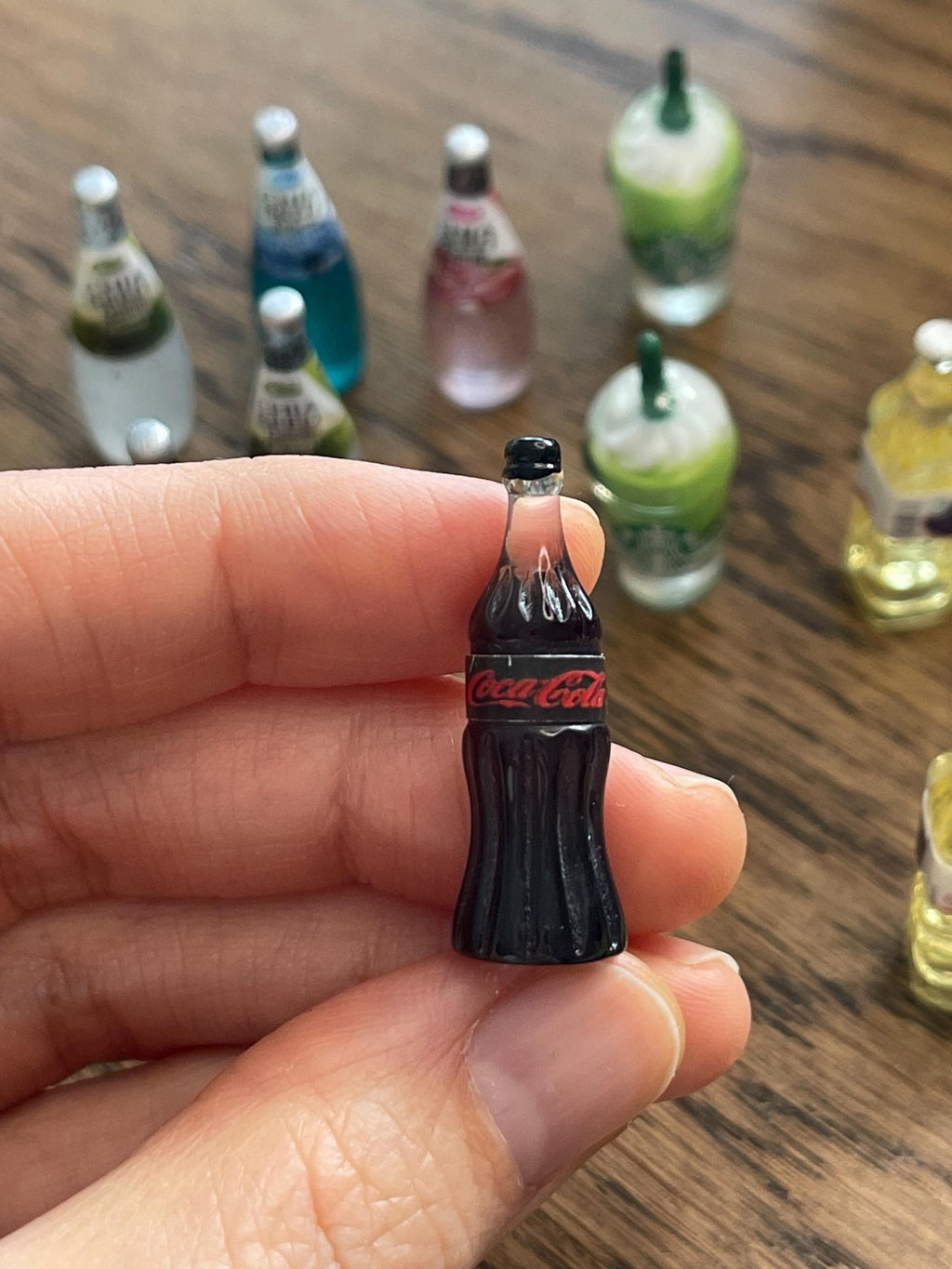 Miniature tiny Soda, Coffee, Milk Bottle (No Magnet)