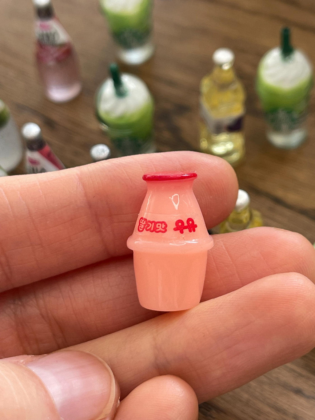 Miniature tiny Soda, Coffee, Milk Bottle (No Magnet)