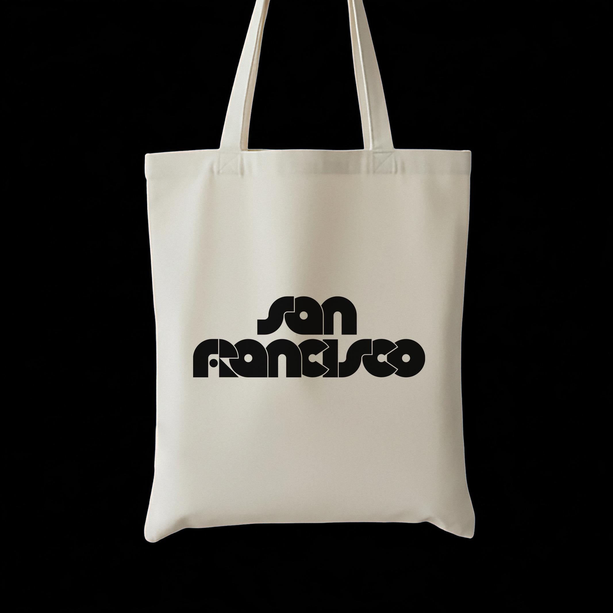 Chicago Canvas Tote Bag: Modern City Shopper with Zipper Pocket