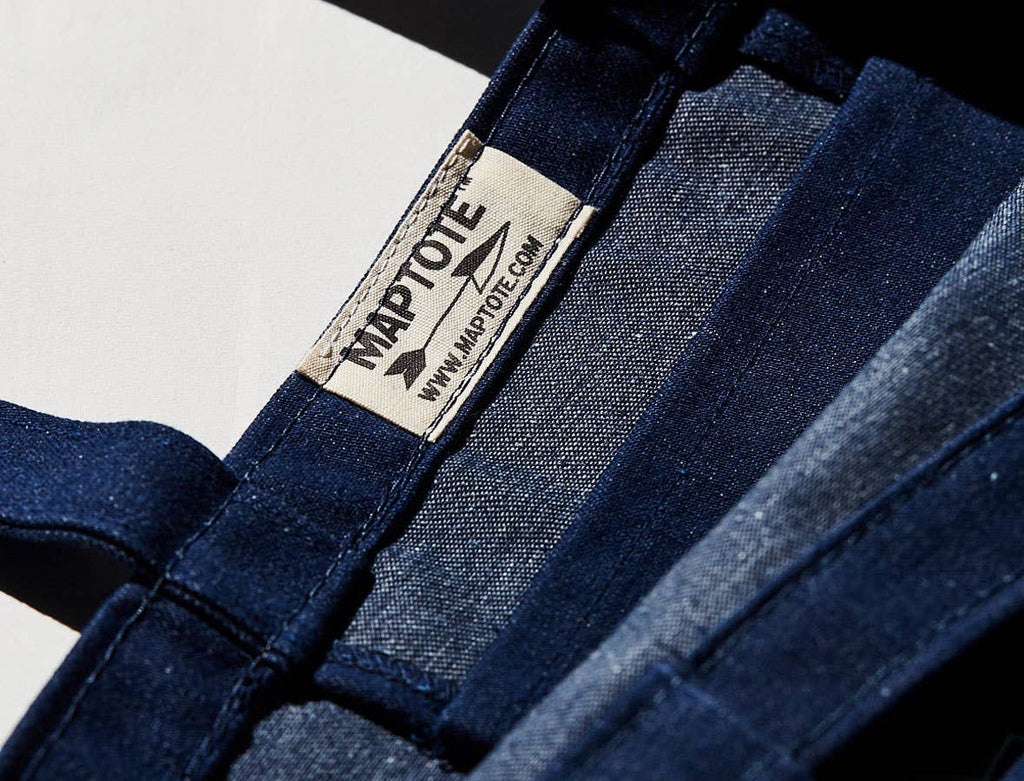 Chicago Denim Tote - Cotton Denim, USA Made