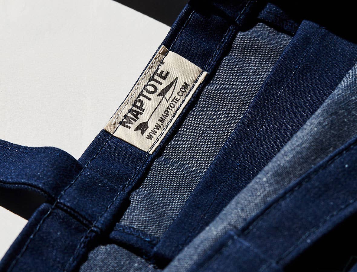 Chicago Denim Tote - Cotton Denim, USA Made