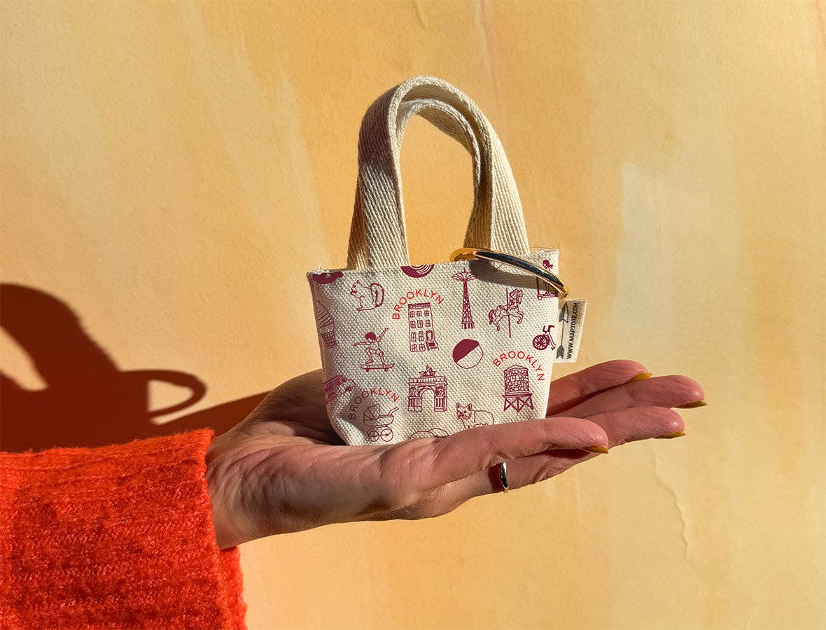 Chicago Tote Charm - Cotton Canvas
