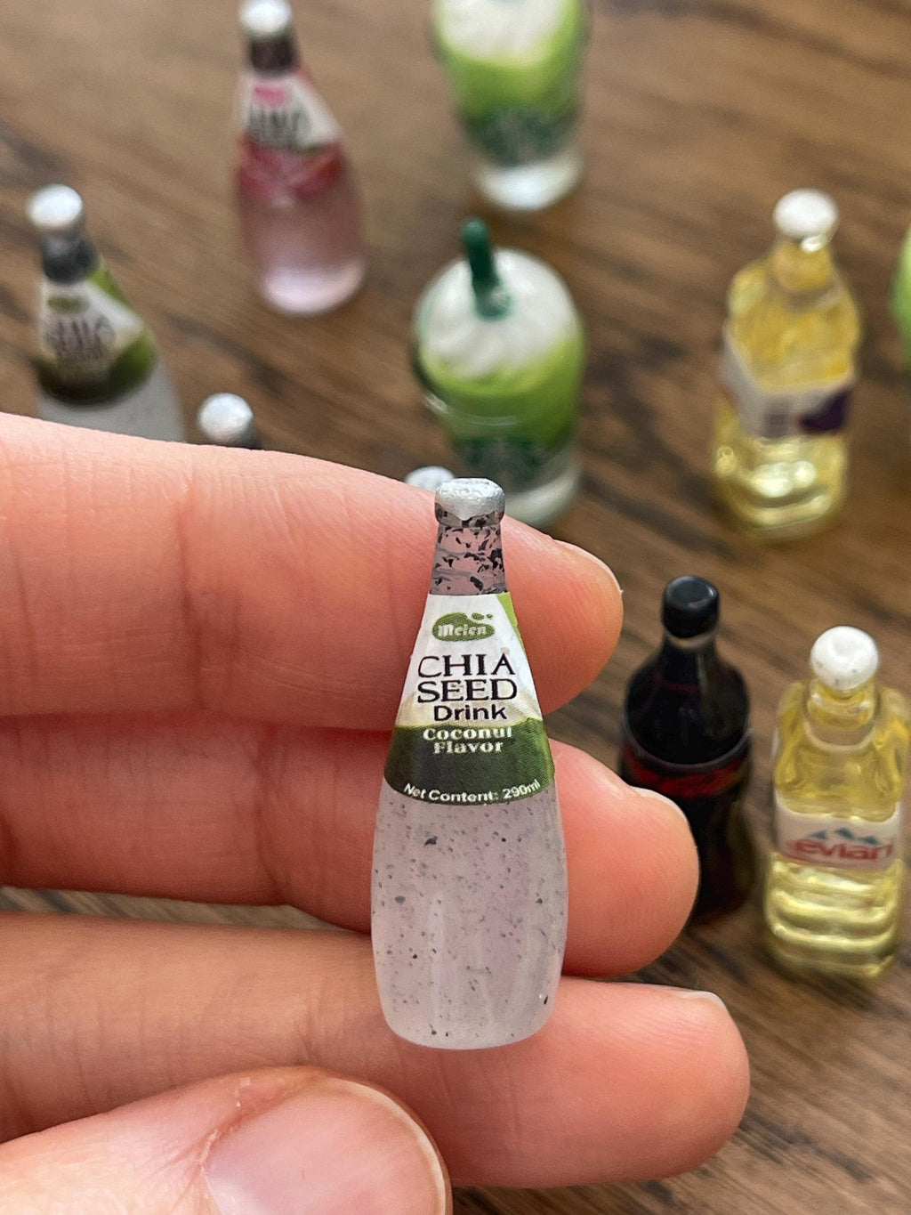 Miniature tiny Soda, Coffee, Milk Bottle (No Magnet)