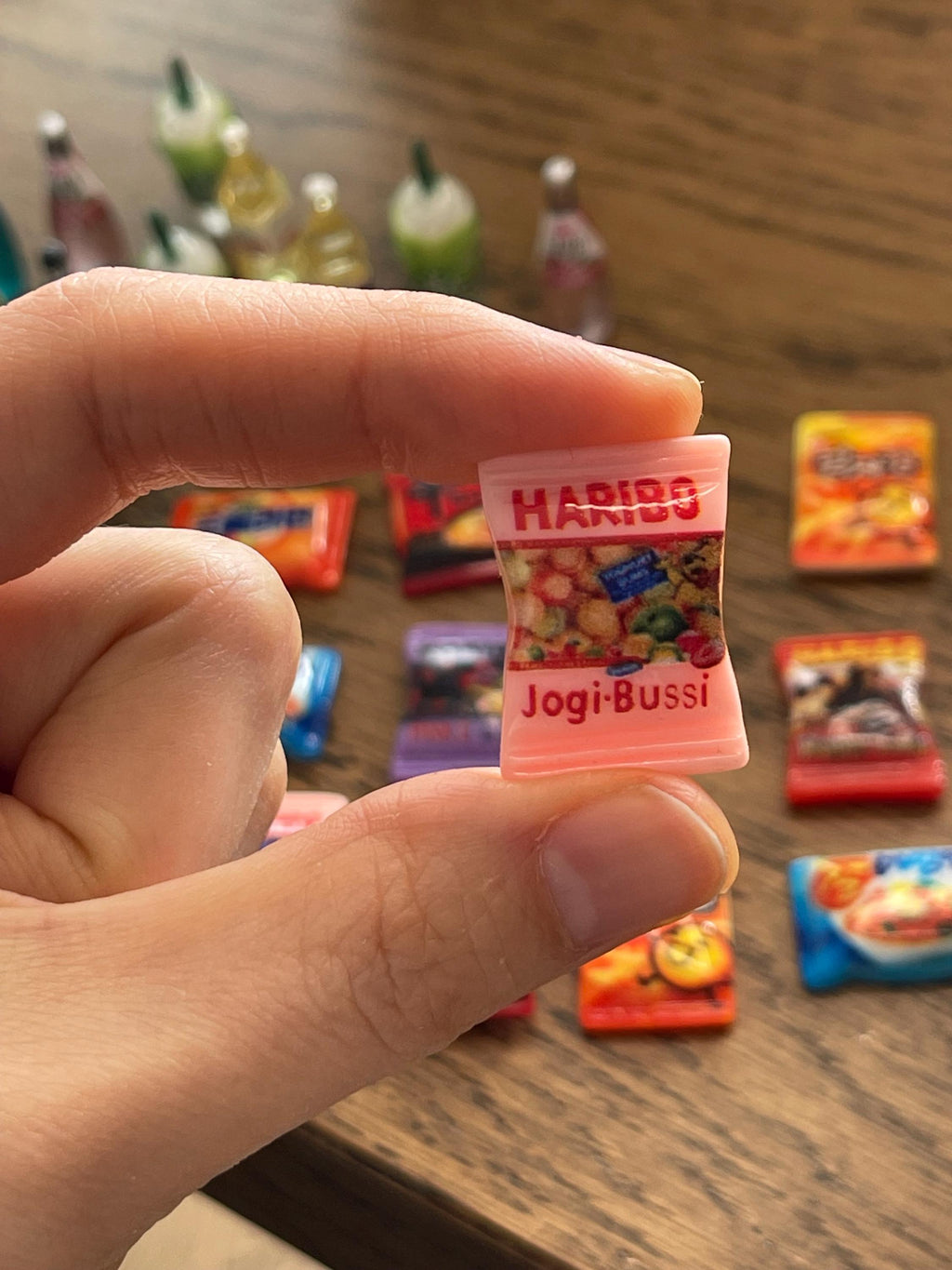 Miniature Korean Snack Magnet: Ramen, Candy Fridge Decor 미니어처 냉장고 자석
