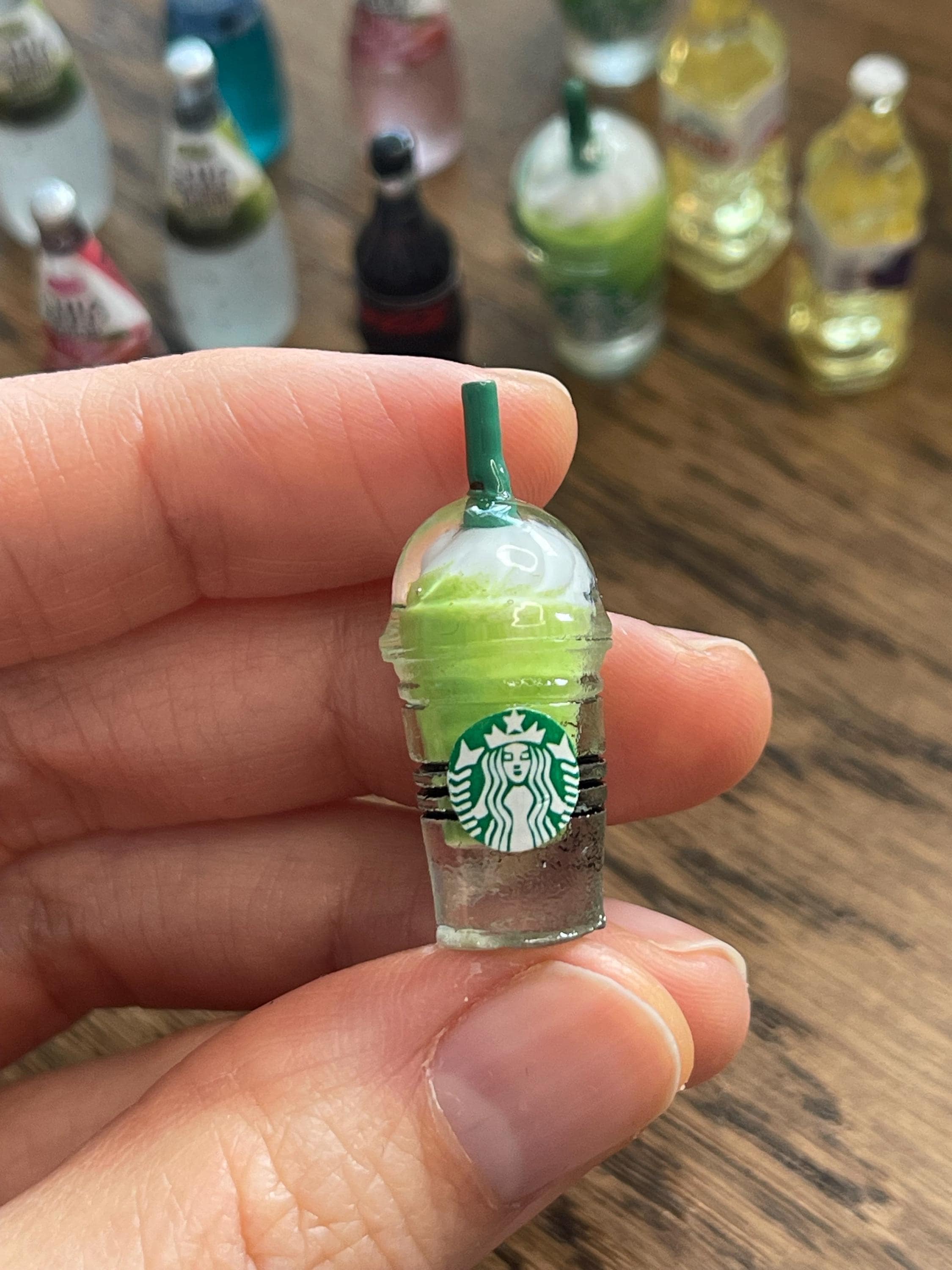 Miniature tiny Soda, Coffee, Milk Bottle (No Magnet)