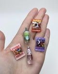 Miniature Food Fridge Magnets, Haribo & Drink Snack Set of 5 스낵 자석