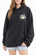 Chicago Landmark Design Adult Hoodie Black (white letter)
