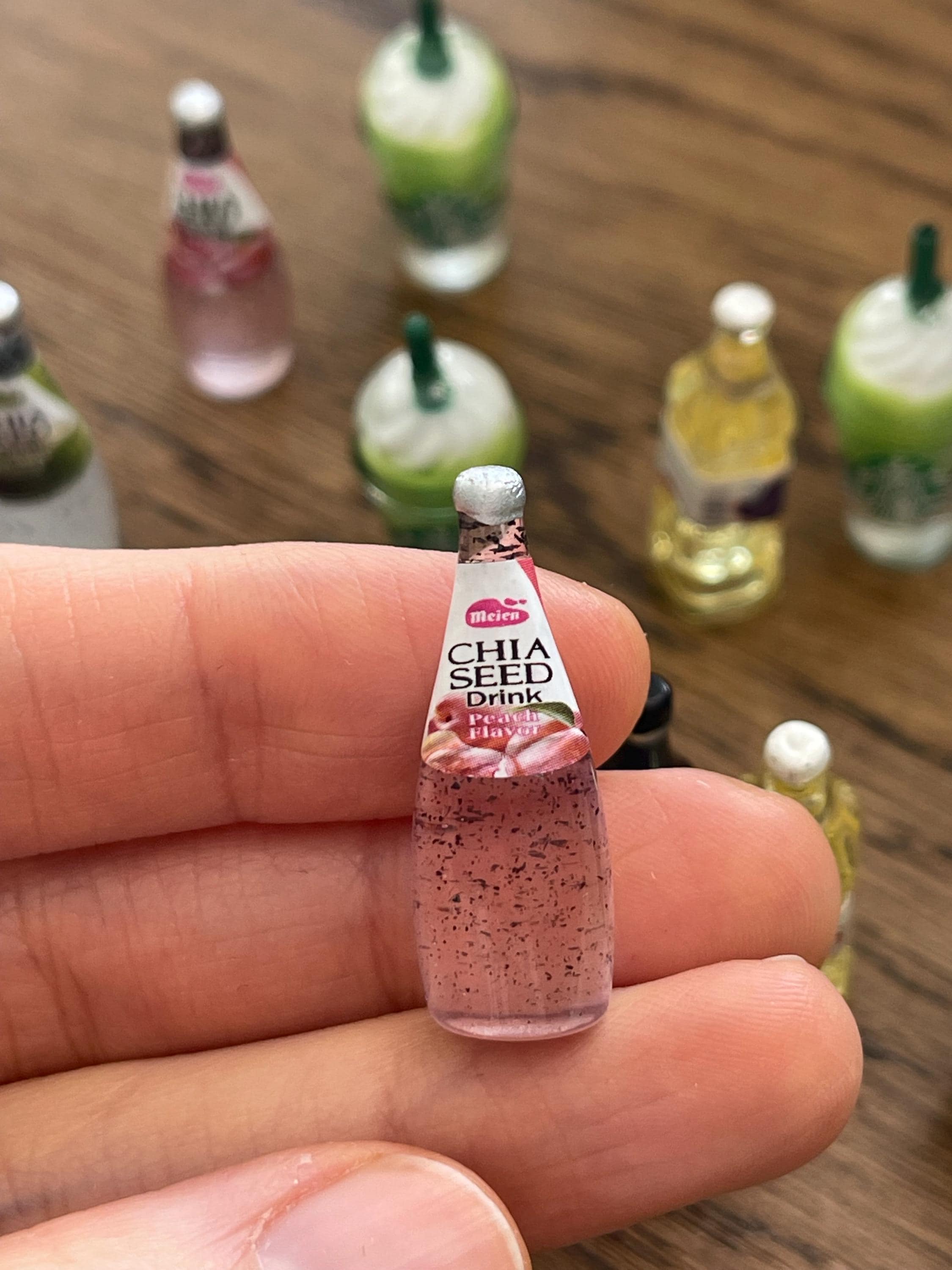 Miniature tiny Soda, Coffee, Milk Bottle (No Magnet)
