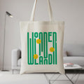 Chicago Wonderland Canvas Tote Bag with Zip closure and inside pocket